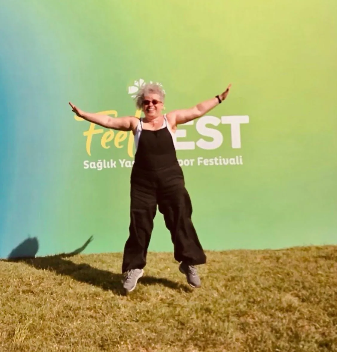 Didem Sökmen — sağlıklı yaşam festivalinde